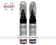 MSRP FRANCE - Kit stylos retouche peinture voiture pour PEUGEOT EVL & Gris Platinum - Atténuer rayures ou éclats de peinture-0
