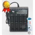 INN® Chargeur Batterie au lithium 3,7 V à 4 emplacements Batterie nickel-cadmium 1,5 V USB quatre supports de charge indépendants-0