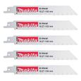 Makita Accessoires - Set De Lames De Scie à Métaux 24 TPI, Longueur 150 Mm 5 Pcs P 04905 Makita Accessoires - Set De Lames De Scie à Métaux 24 TPI, Longueur 150 Mm 5 Pcs P 04905