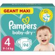 Couches PAMPERS Baby-Dry Taille 4 - x94-0