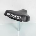 Selle pilote noir pour mobylette Peugeot 103 avec marquage Peugeot boite à  outil - MFPN : marquage Peugeot boite Ã  outil-226049-1N-0
