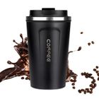 LAIQIANKUA Mug Isotherme Cafe 380ml, Tasse Thermos Café Isotherme étanche en acier inoxydable, Stanley Cup Travel Mug Isotherme sans BPA