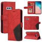 BOONGET Etui Samsung Galaxy S10E Portefeuille Pochette Housse pour Samsung Galaxy S10E Protection Housse Rouge
