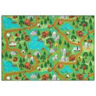 Tapis de Jeu Enfant 140x200cm, Hiking - Tapis Circuit Voiture - Lavable - Antidérapant - Carpet Studio