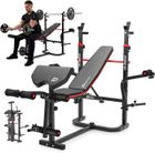 HS HOP-SPORT Hop-Sport Banc de Musculation Pliable Réglable HS-1065 Support d'haltères Entraîneur de Jambes Banc d'entraînement Développé Couché
