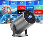 Isinbox Mini Projecteur Portable -Bluetooth Auto - Vidéoprojecteur Intelligent Full HD - Support 4K -Wifi 6 et BT 5.0