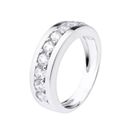 Alliance - LOVA LOLA VAN DER KEEN - Diamant de Synthèse - Argent Massif 925 - Oxyde de Zirconium - 7 mm