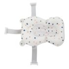 Coussin de siège de baignoire pour bébé - YOSOO - Support stable et fiable - 3 ceintures de sécurité - Blanc