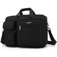 sac bandoulière,Sacoche étanche à bandoulière pour ordinateur portable, avec manches pour Macbook Air Pro 15.6 - Type Black bag