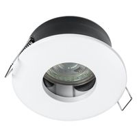 LEDVANCE Spot LED blanc avec boîtier métallique, 4,3 Watt, 350 Lumen, 2700K, IP65, spot encastré GU-10 lampe