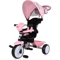 Tricycle évolutif pour bébé/enfant - Lorelli One - 3 roues - Certifié EN 71 - Rose