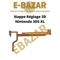 Nappe flexible Haut parleur + Réglage 3D pour Nintendo 3DS XL - EBAZAR - Doré - Garantie 2 ans
