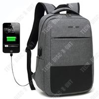 TD® XQXA Sac à Dos Ordinateur Portable Homme Imperméable Antivol avec USB Charging Port Sac a Dos PC Portable 15,6" Sac à Dos de