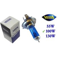 1 ampoule Vega® Xénon 'Day Light' H4 100W/90W P43t Lumière du jour Super White Marque Française 12V