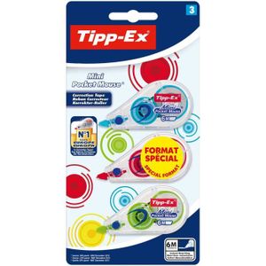 Tipp-Ex correcteur liquide Rapid, blister de 3 pièces, special format