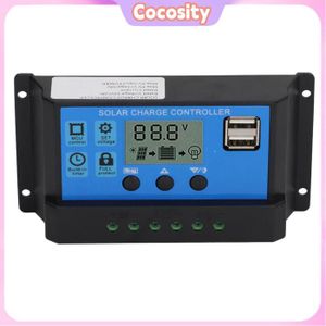Régulateur Solaire ZHITING 30A 12V/24V - LCD, USB | Pour Panneaux Solaires
