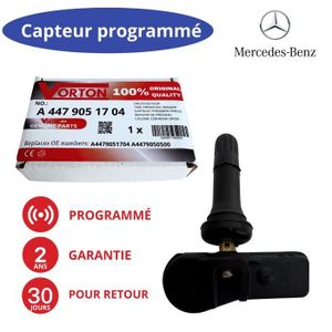 4 Capteurs TPMS Pour Mercedes Classe C & Autres - 0009050030, Haute Précision, Installation Facile, Compatible Modèles 2007-2015
