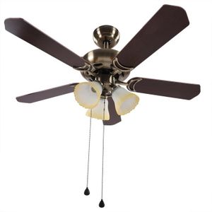 Cuisine Maison Farelek Bali Ventilateur De Plafond 107 Cm Brun Chauffage Et Climatisation Ventilateurs De Plafond Cuisine Maison
