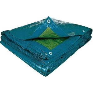 Bâche spéciale protection du bois 250 gr/m2, 1.6 x 6 m, colori bleu