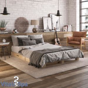 Sommier Palette 140x200 Lit 140x200 Avec Tiroir Achat Vente Pas Cher