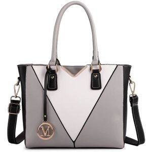 sac a main forme cartable en cuir
