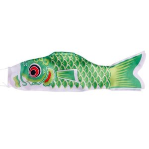 50 cm japonais Windsock poisson Drapeau Koi nobori Vent banderole Jaune Or 
