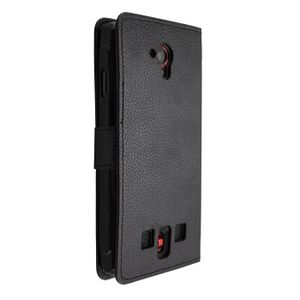 caseroxx Bookstyle-Case e protettore Schermo per Crosscall Core-X4, Set ( Bookstyle-Case in rosso