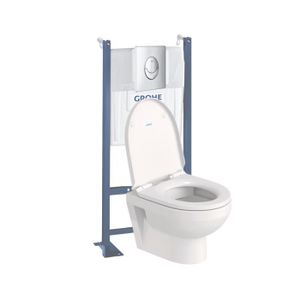 WC - TOILETTES Pack WC suspendu sans bride compact DURAVIT Duravi