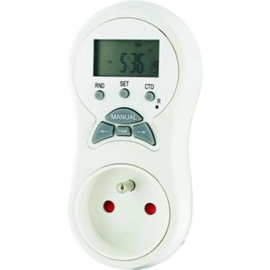 Voltman DIO041030 Prise programmable digitale hebdomadaire