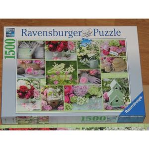 PUZZLE Puzzle 1500 pièces Ravensburger Jardin et Fleurs -