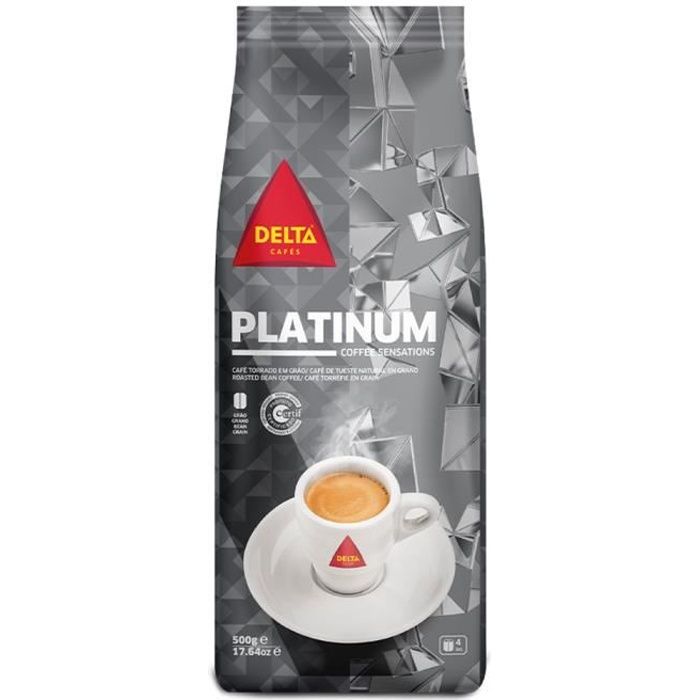 CAFE EN GRAINS DELTA CAFE FAIR TRADE 500Gr - paquet de 1