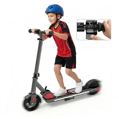 Trottinette électrique E-RIDES X1 Pro Pour Enfants 6-16 Ans – Moteur 150W, 3 Vitesses (6-18 Km/h), Hauteur Réglable, Batterie 5000mAh (15 Km), écran LED, Pliable (8,6 Kg)