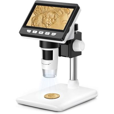 Bresser Junior Biolux CA 40x-1024x - Microscope Enfant Métal Robuste + Adaptateur Smartphone + Valise + Kit Expériences