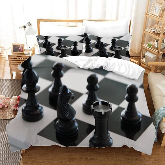 Parure De Lit Ado Faro - Housse De Couette 160x200 + Taie 70x80 - Coton - NEUF