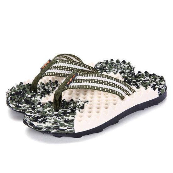 Pantoufles / Tongs D'Été En Cachemire - Chaussons Décontractés - Pointure Naissance - Homme
