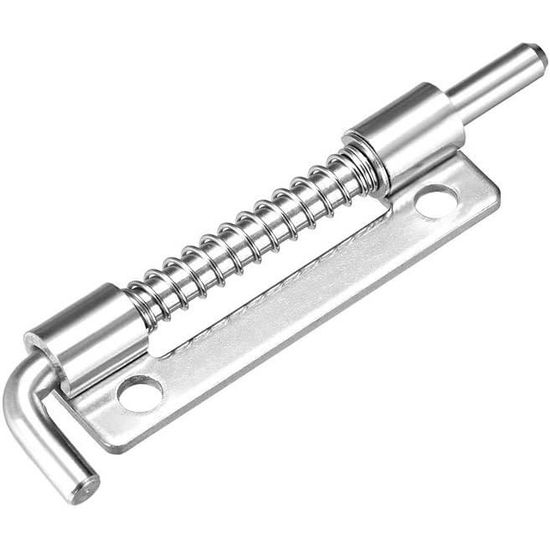 Verrou à ressort - frameco - acier inoxydable - sp12ss