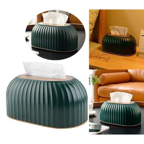 S Forever Boîte à Mouchoirs Rectangulaire En Cuir Synthétique Pour Décoration D'intérieur (bleu