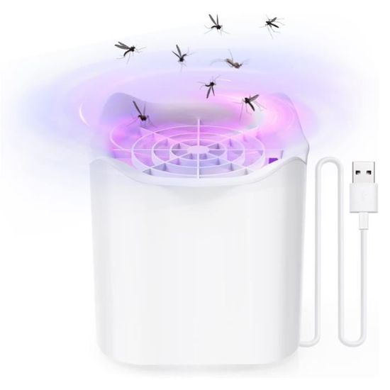 Lampe Anti Moustique, Piege à Moustique Intérieur Anti Mouches Tue