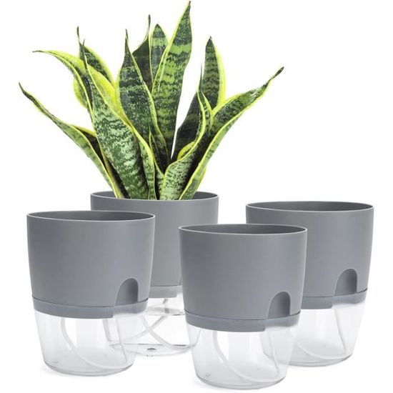 Gris - Mini pots de fleurs en plastique en forme de Aliments à arrosage  automatique, Pots de plantes, Pots dé - Cdiscount Jardin