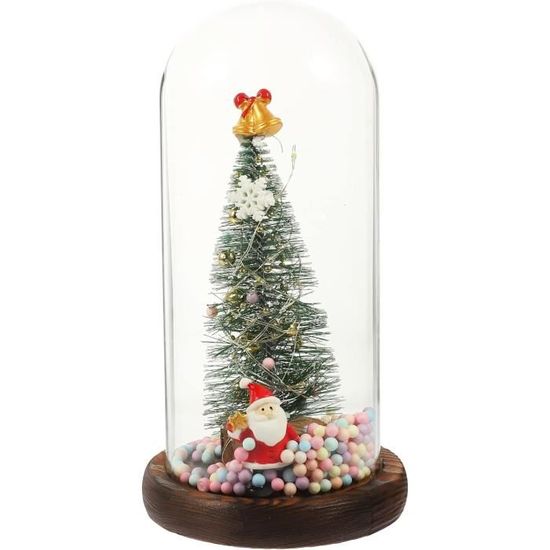 Décoration De Noël : Sapin En Verre Doré - Occasion - Pour Table Ou Suspension