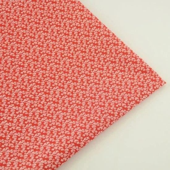 Tissu Coton Jacquard Motif Fraise Floral Rose, Au Mètre, Pour Couture Robe Kimono - Neuf Chine