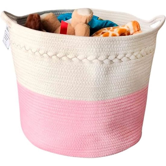 Panier De Rangement En Corde De Coton Pour Chat | Panier De Rangement En Jute De