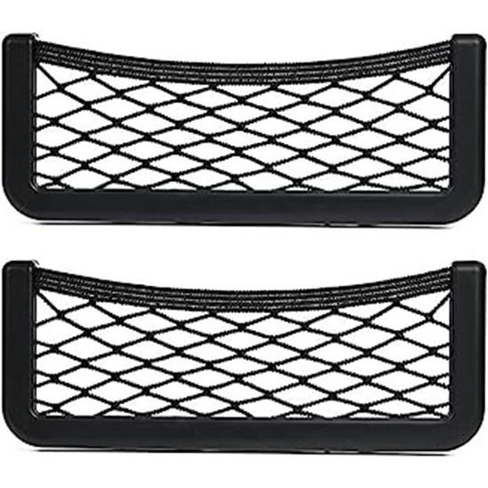 Filets De Rangement Pour Coffre De Voiture - 2 Pièces 35x40 Cm, Nylon, Avec Vis Et Crochets, Organisateur Auto