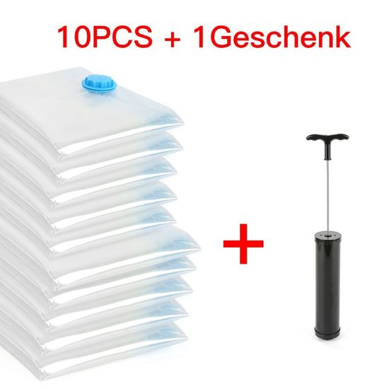Sacs De Rangement Sous Vide Avec Pompe Rechargeable Sans Fil - 4 Sacs Pour économiser De L'espace Dans Les Valises