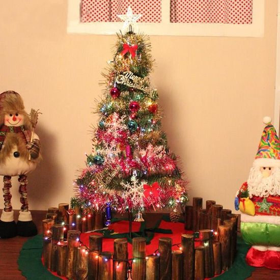 WTX61103485 LED arbre de Noël artificiel Multicolor lumières Fenêtre de