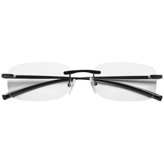 Lunettes De Lecture SILAC - Monture Métal Noir - Verres Anti-Rayures - Homme - Légères & Confortables