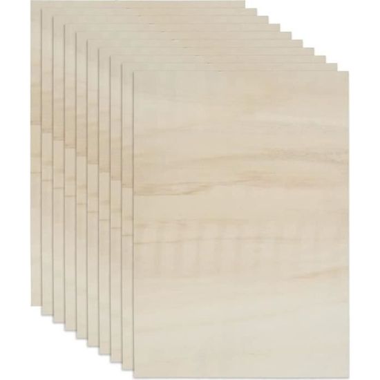 Lot De 10 Plaques En Feutre Pour Bricolage (30 X 20 Cm, 7 Mm