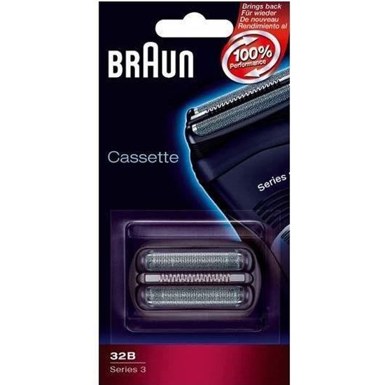 Feuille de lame de tête de rasoir Braun Series 3 32S