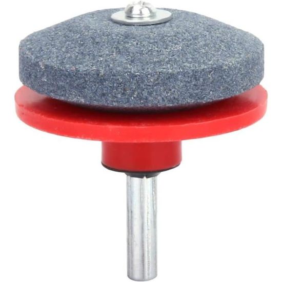 Affûteur De Lame De Tondeuse à Gazon - Universel, à Fixer Sur Une Perceuse - Pierre Abrasive Pour Un Affûtage Rapide Sans Démonter La Lame