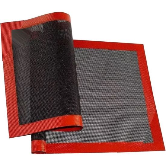 Set élingues Silicone Pour Dutch Oven - 2 élingues + Spatule + Coupe-pâte + Pinceau - Antiadhésif, Réutilisable, Lavable